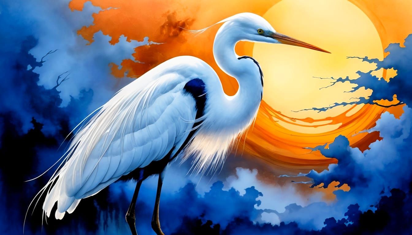 Part Egret, part Heron. Hegret? Egron?  🤷‍♀️😆