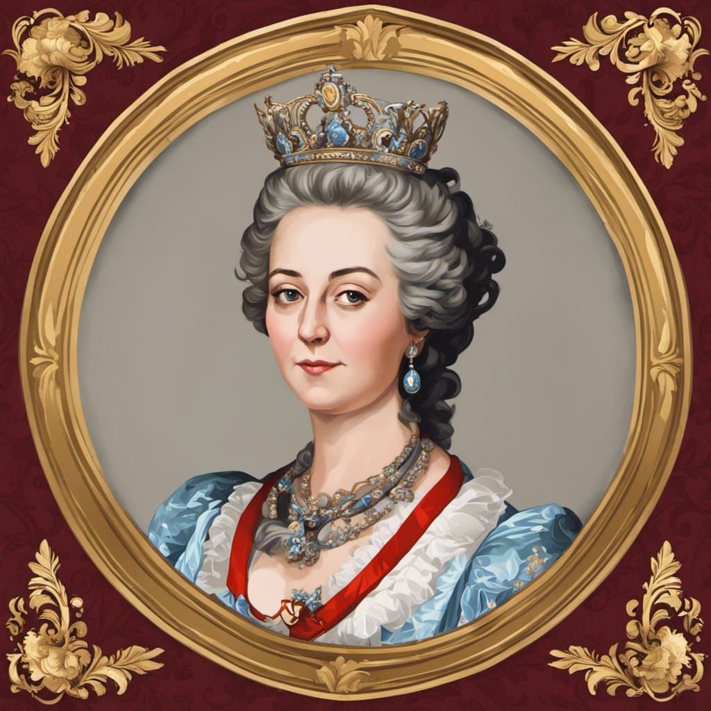 Catherine the Great as Telegram Sticker