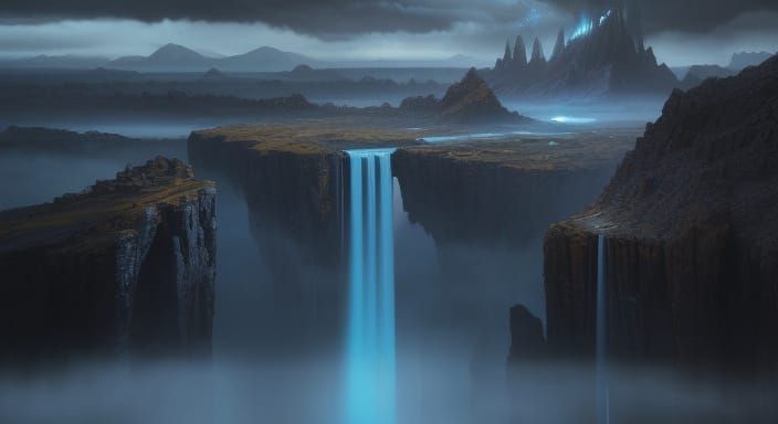 Epic Cinematic Liquid Nitrogen Waterfall in Stunning HDR