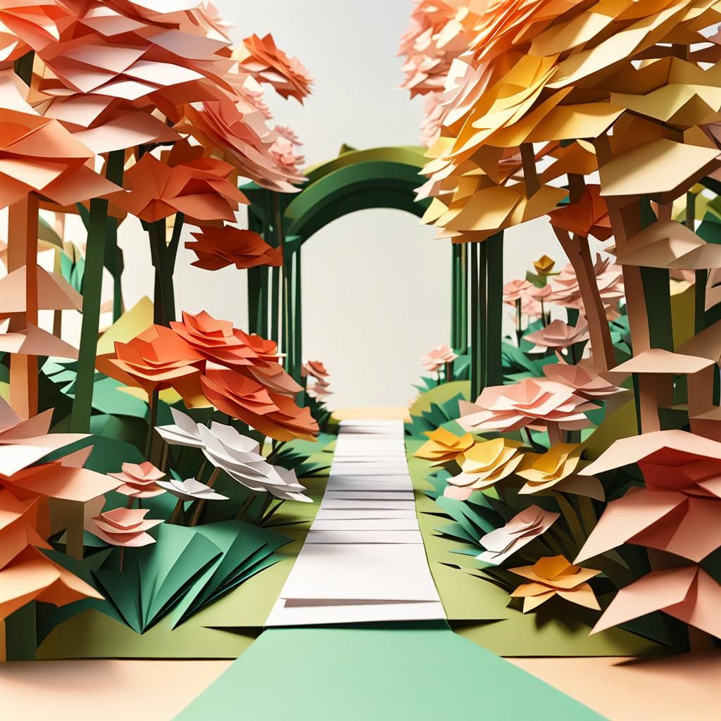 Origami and paper-cut