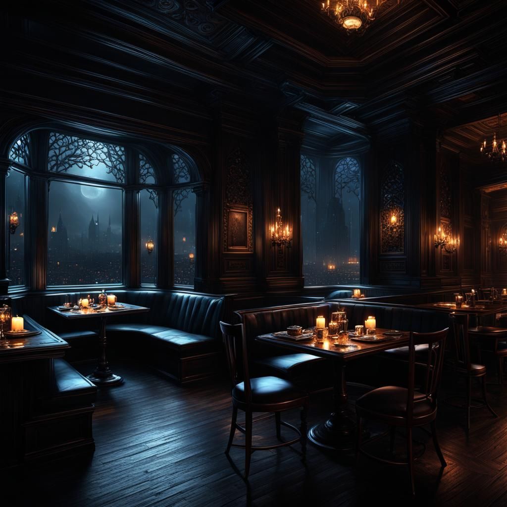 Dark Fantasy Lonely Scene in 8k Resolution