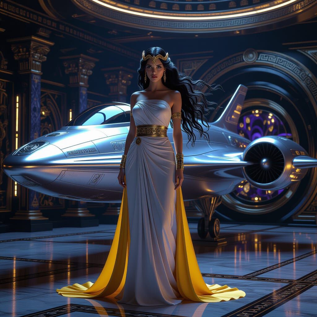 Medusa in Toga by Spaceship, Dynamic Lighting