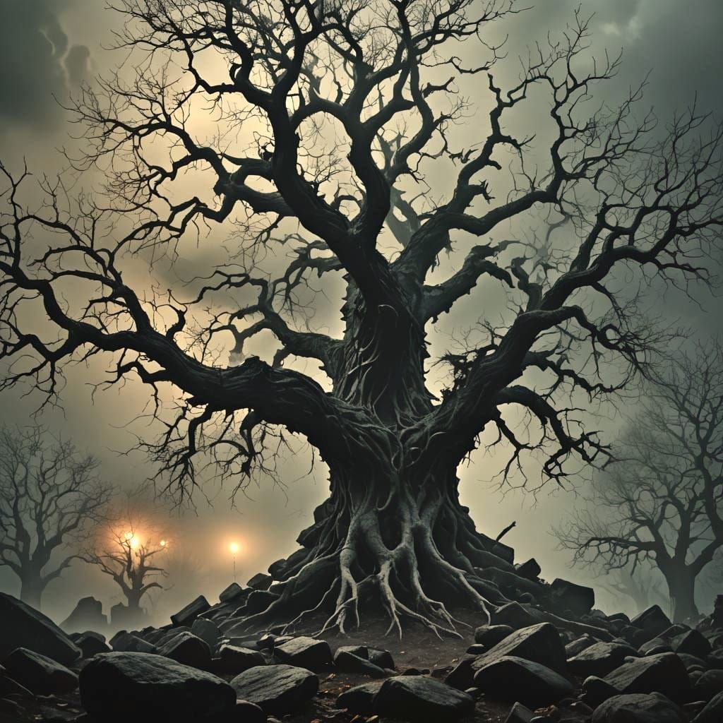 Sinister Ancients Descend: A Dark Fantasy Vision