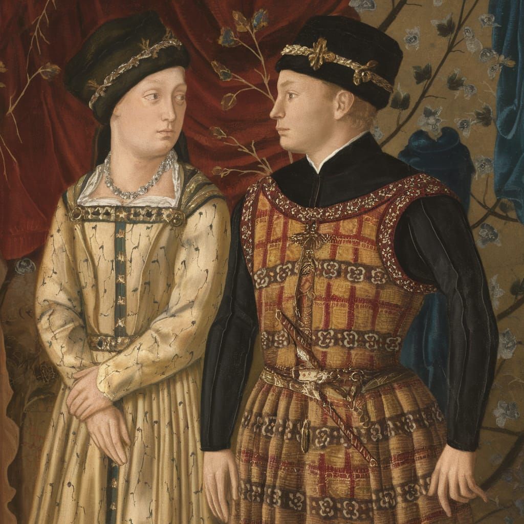 Young Medieval Lovers in 14th Century England