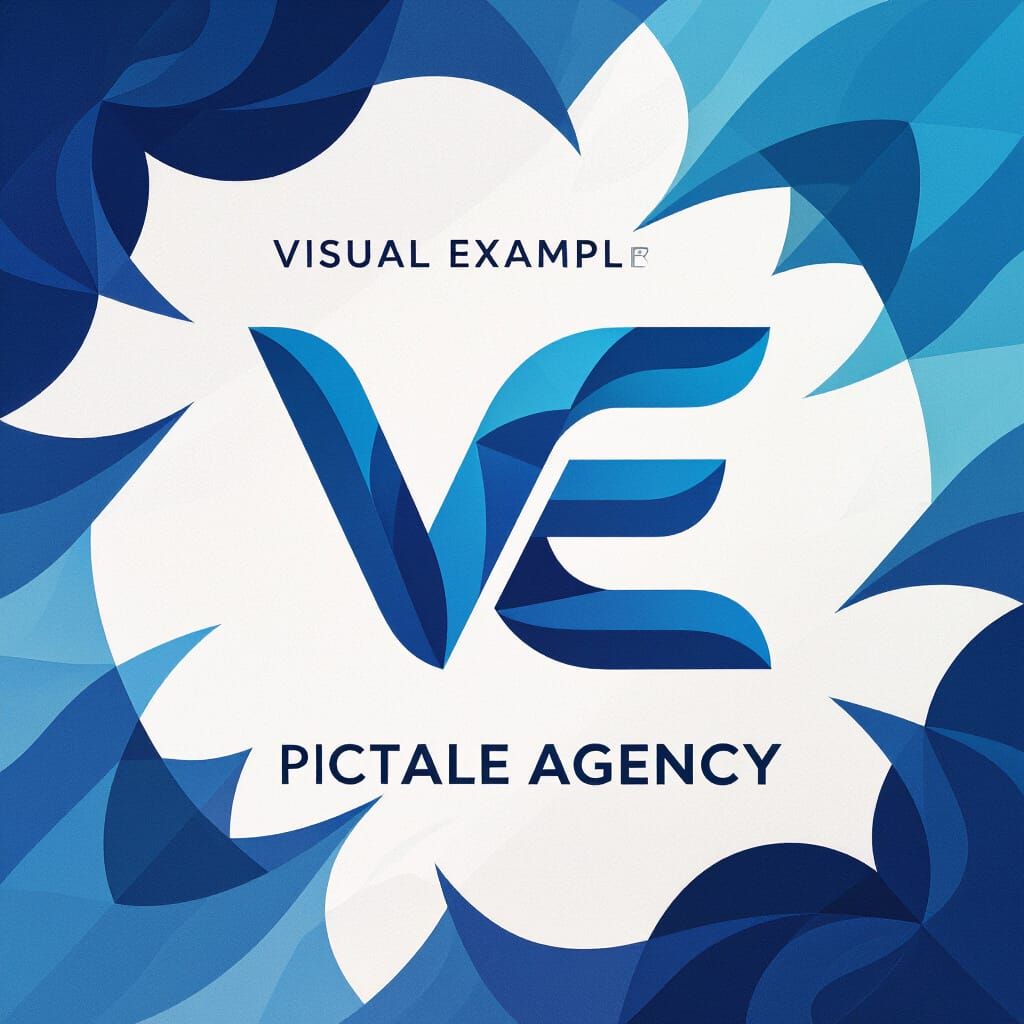 Sleek Modern VE Logo Design