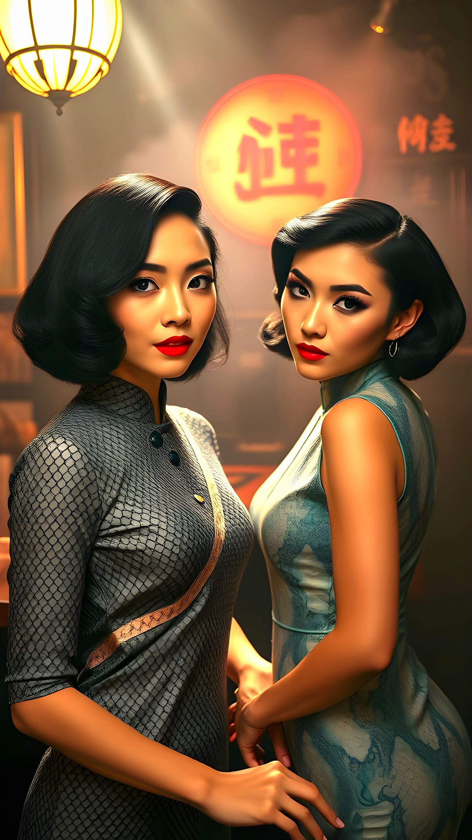 Chinese Femme Fatales in 1930s Shanghai Speakeasy