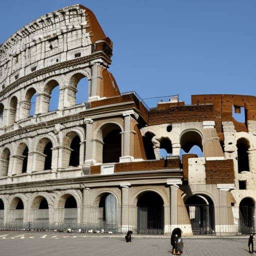 Iconic Roman Empire Architecture and Civilization