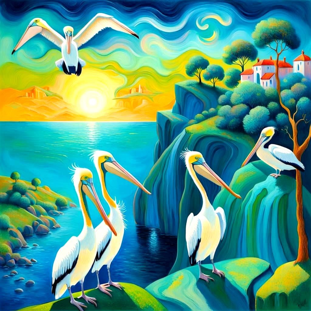 Whimsical Village Dreams in Soft Focus