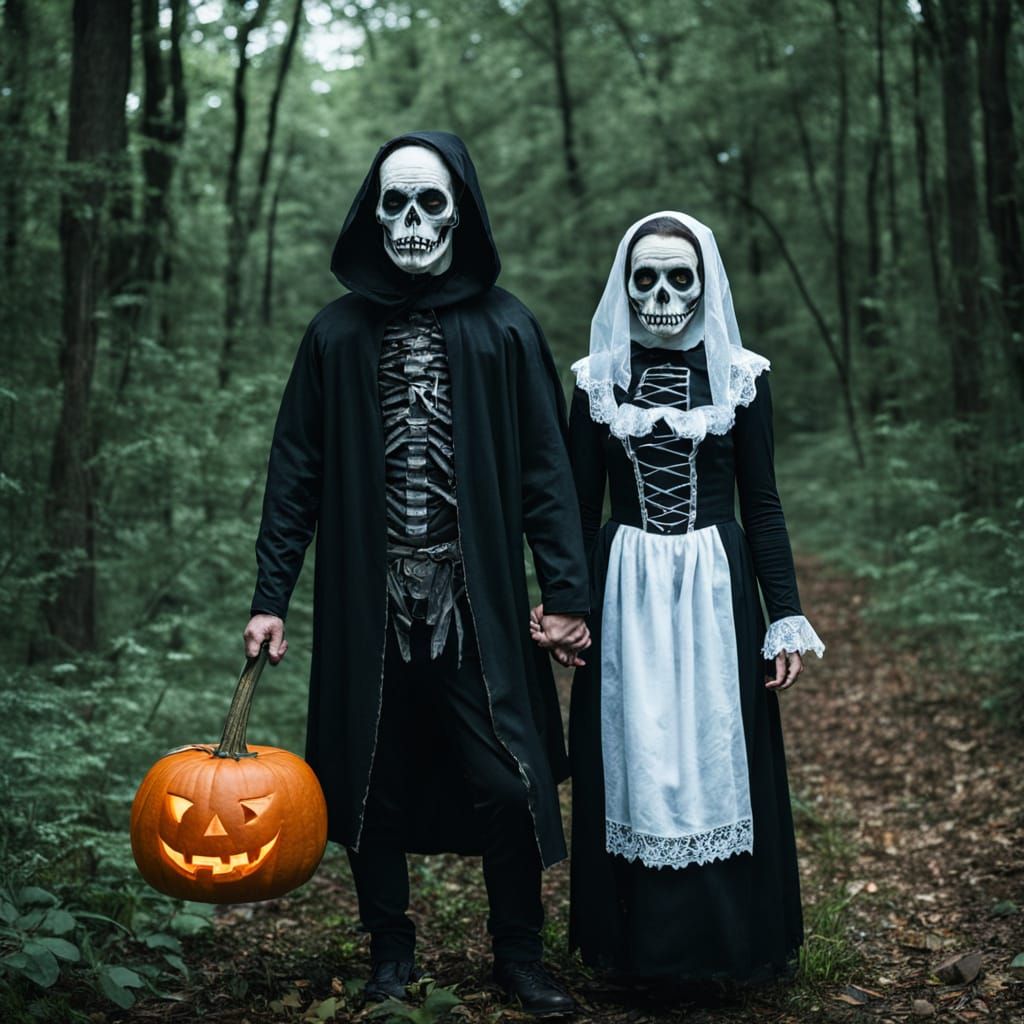 eerie couple costumes