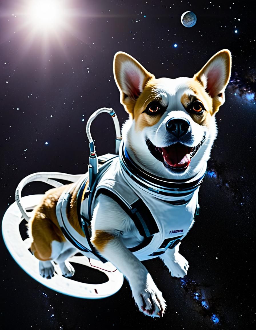 Astro the Space Dog in Deep Space