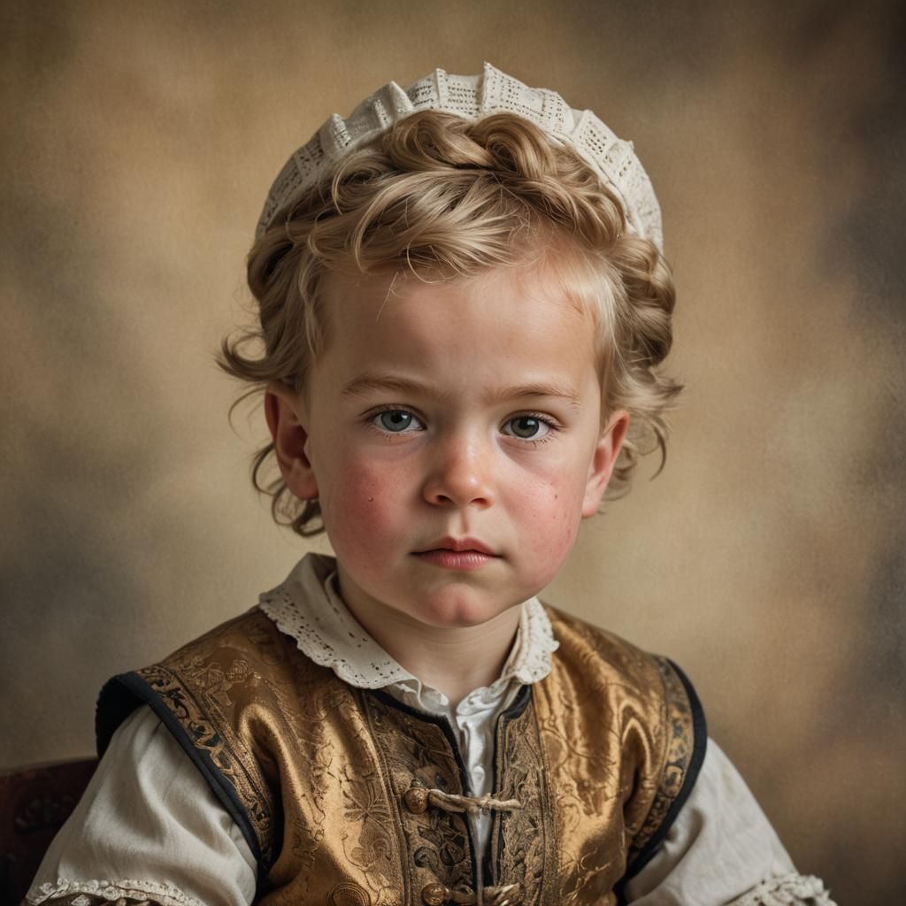 Dutch Golden Age Portrait of Young Boy