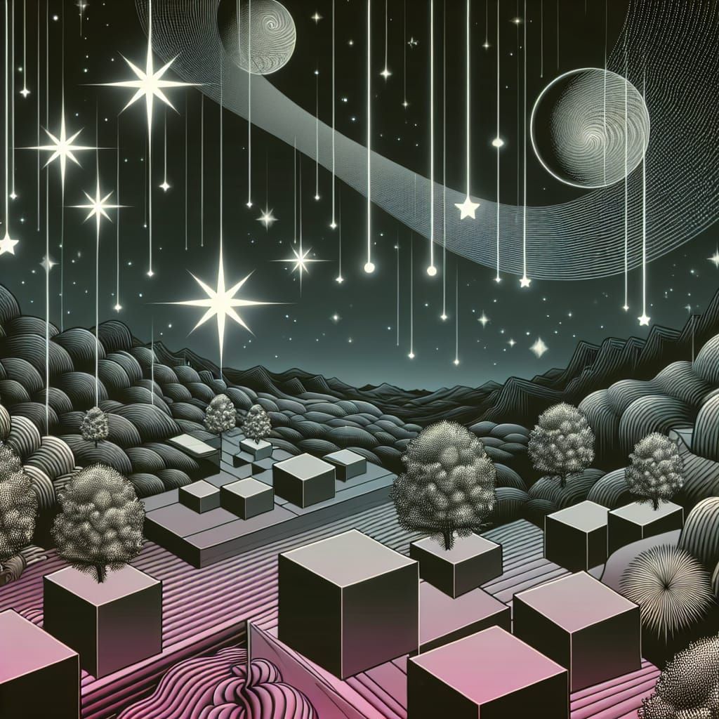 Neongray Hallucinating Vines That Shine