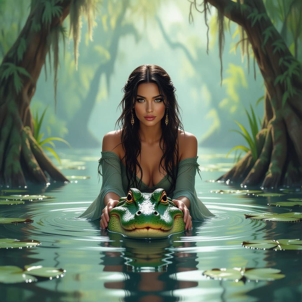 Lady in the Swamp: A Mysterious Encounter