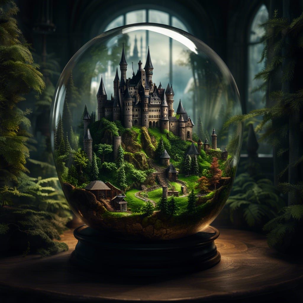 Terrarium: Black Forest and Neuschwanstein Castle