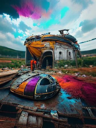 An abandoned space #5