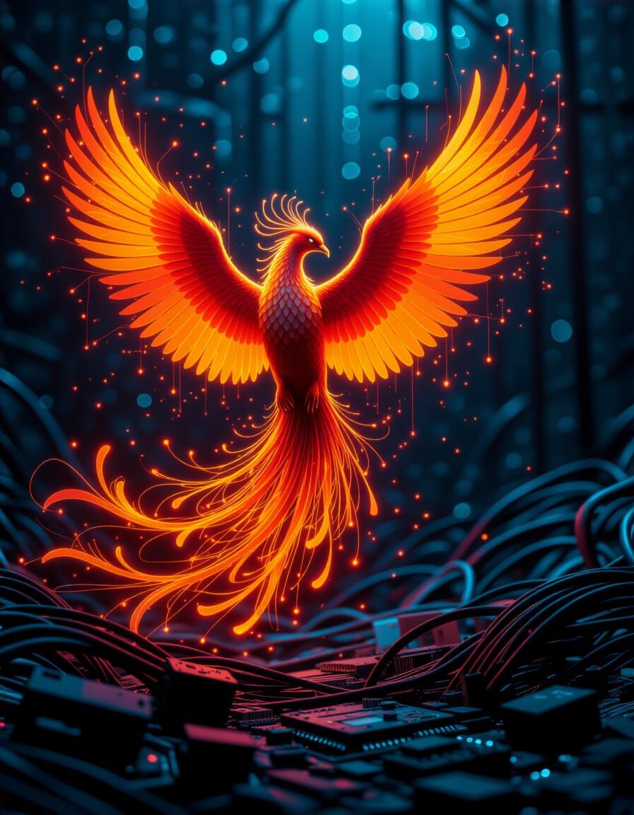 Technological Phoenix Reborn from Digital Ashes