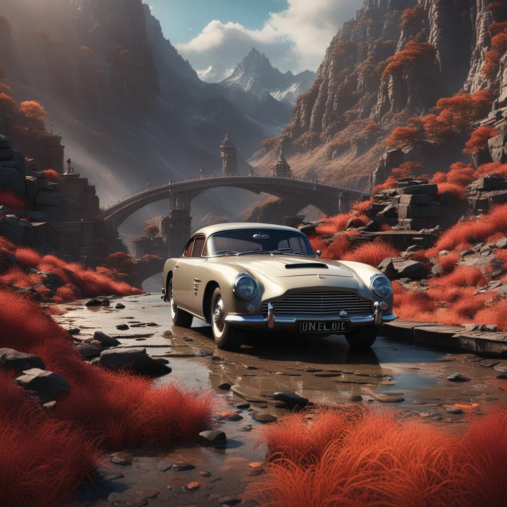 Detailed Matte Painting of James Bond