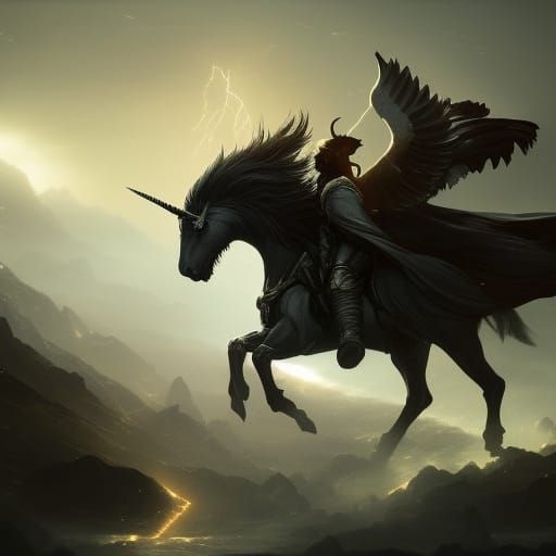 Epic Battle of Light and Dark Knights