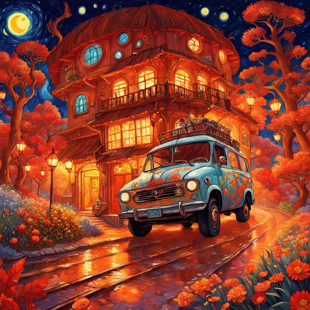 Colorful Fairytale Sci-Fi Fantasy Art