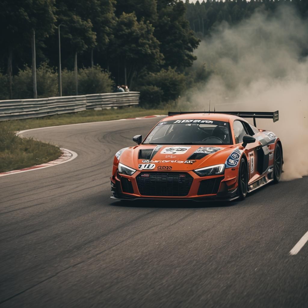 Audi R8 LMS Ultra: Cinematic Film Still