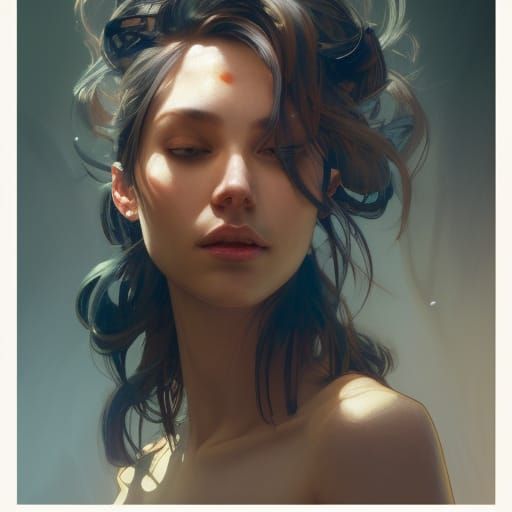 Hyperdetailed Portrait with Dynamic Lighting in 8K