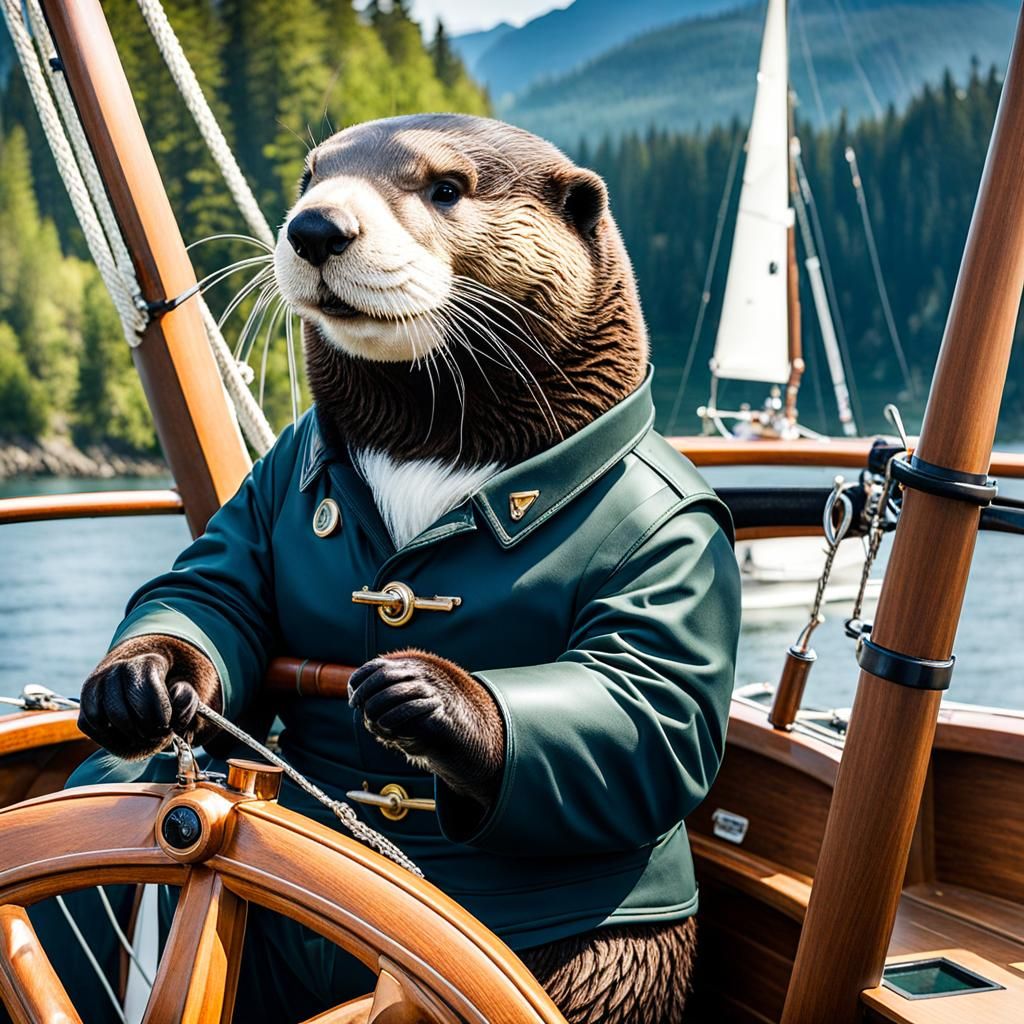Sea Otter Captain Sailing in Vancouver