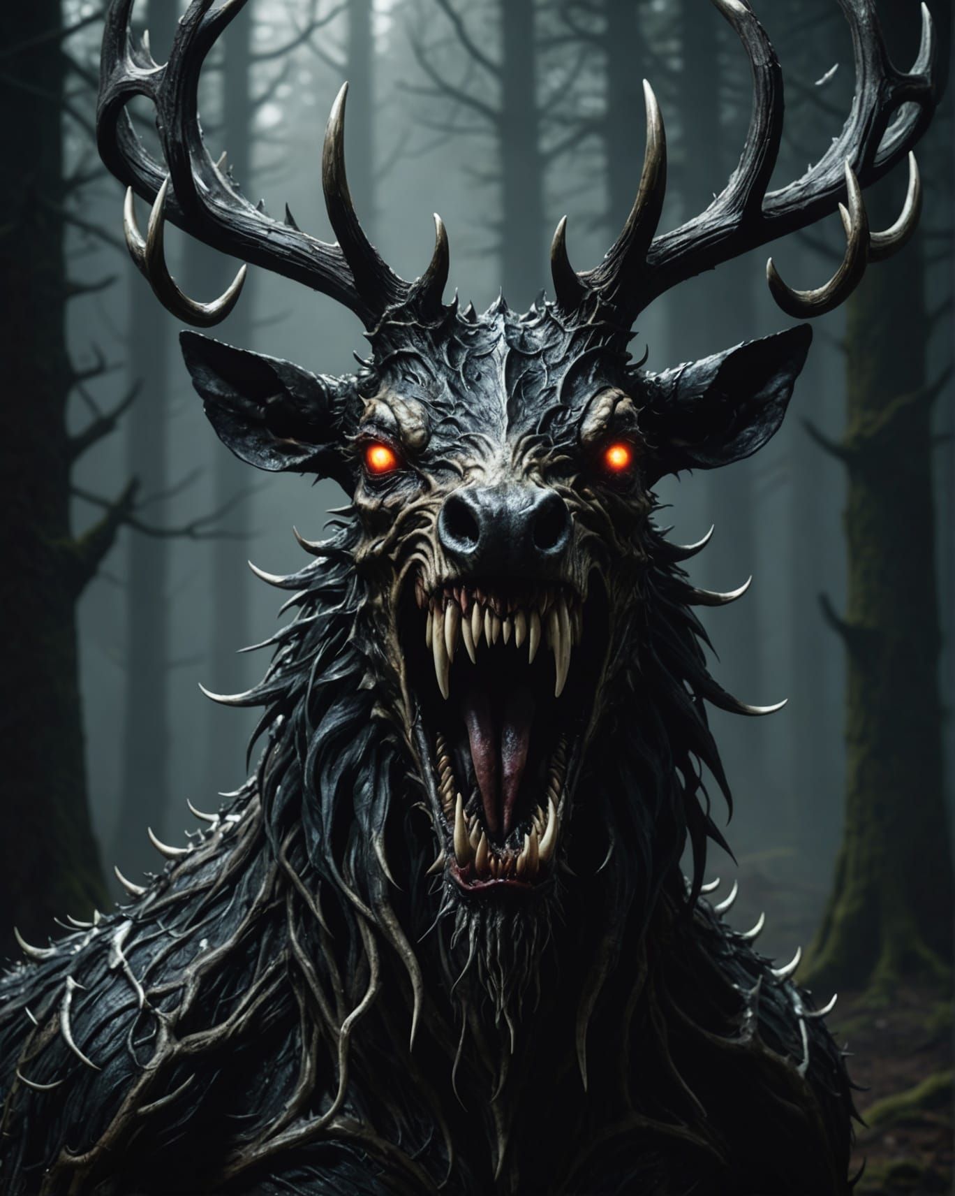 Nightmare Stag: Lovecraftian Horror in 8K