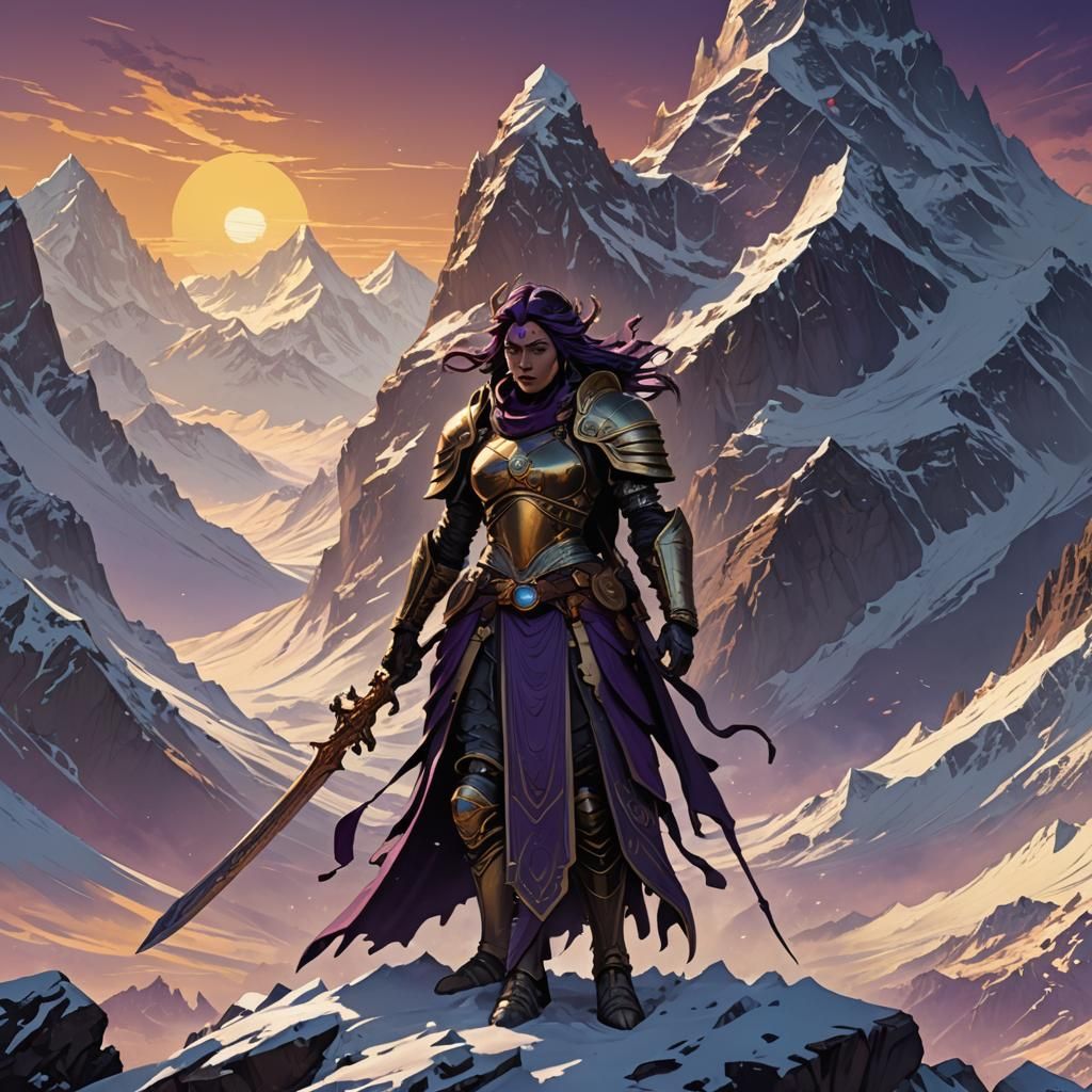 Armored Serapede Matriarch Invades Himalayas: Dark Fantasy A...