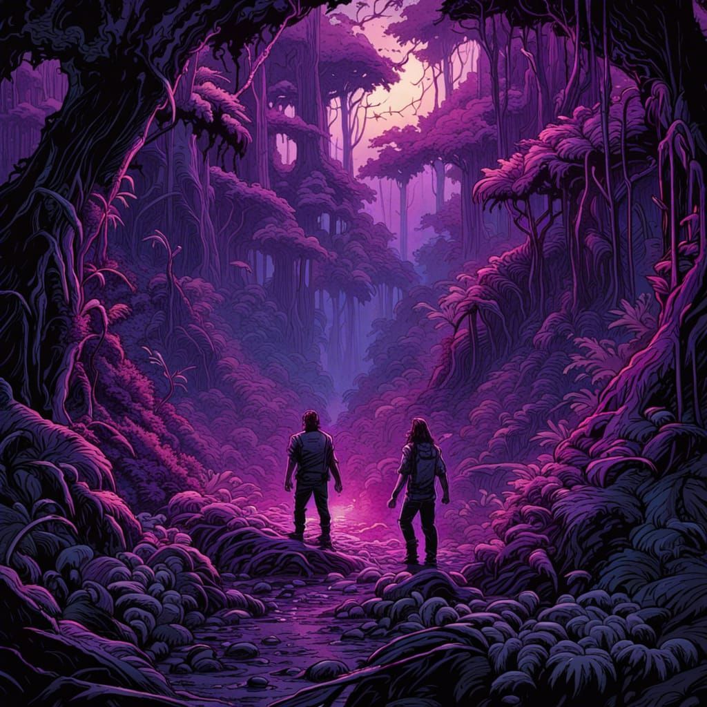 High Gothic Jungle Under Purple Suns