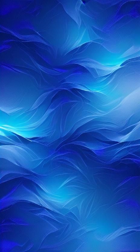 Cool Blue Abstract Pattern Wallpaper Design