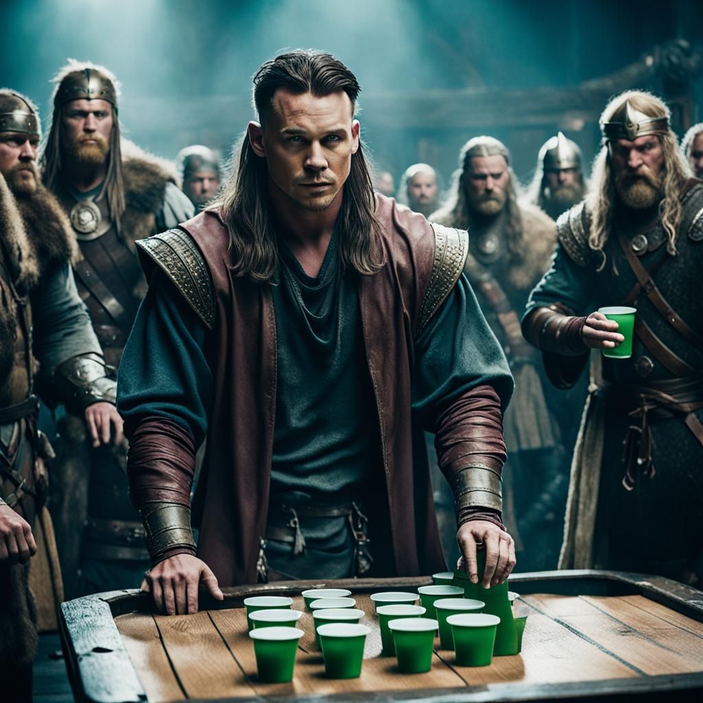 Channing Tatum as Gambit Plays Beer Pong