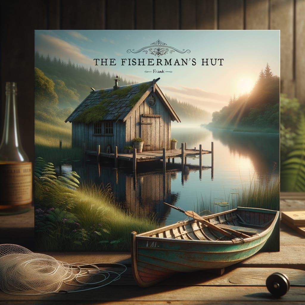 The Fisherman's Hut Album Cover: Lakeside Serenity