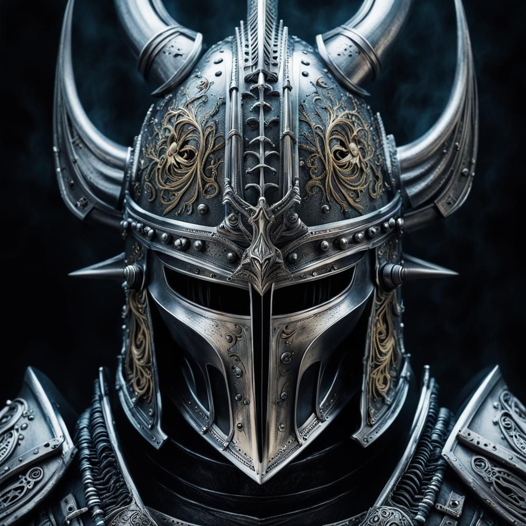 Epic Dark Knight Steel Helmet ⚔️🏰💫 v2