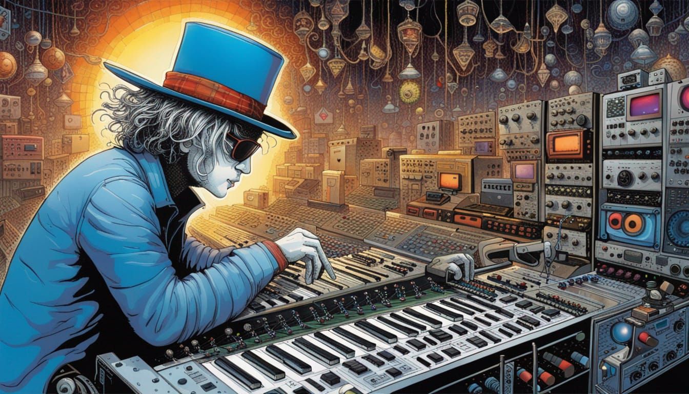 Mad Hatter's Psychedelic Synthesizer Concert