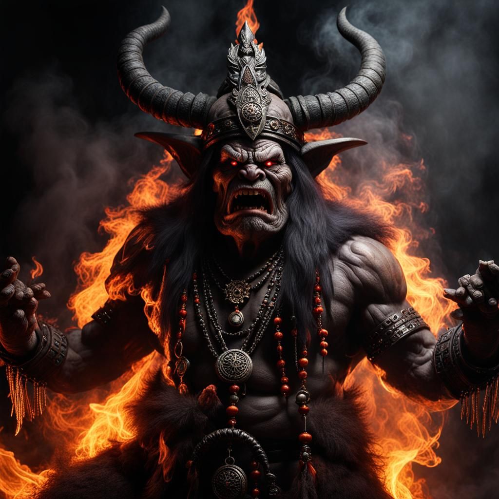 Half Ogre, Half Orc - All Shaman