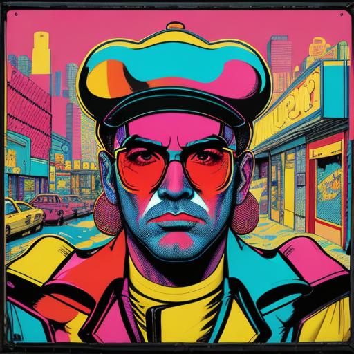 Meat Twinkie Pop Art in Warhol Style