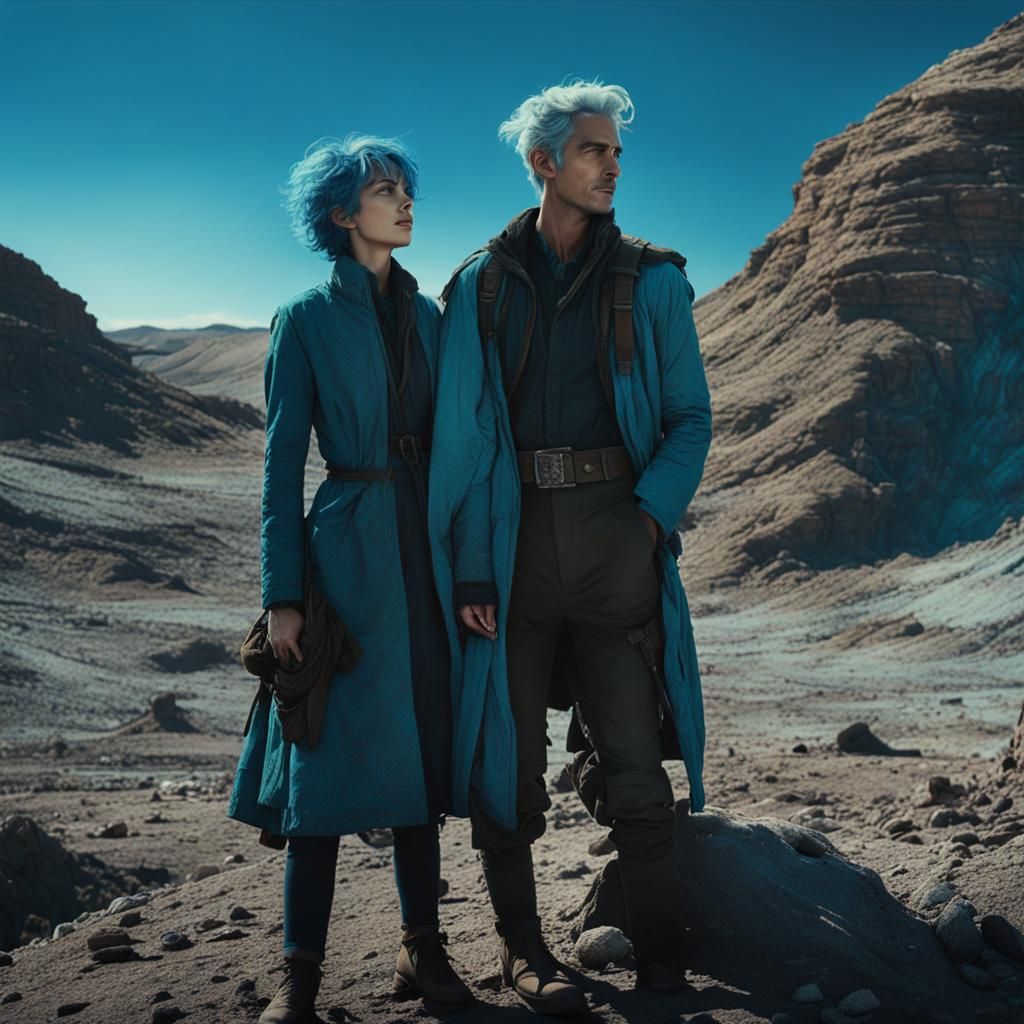 Walking in the desert.....