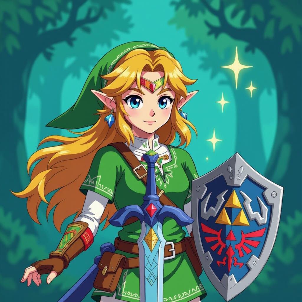 Zelda-Inspired Fantasy Landscape