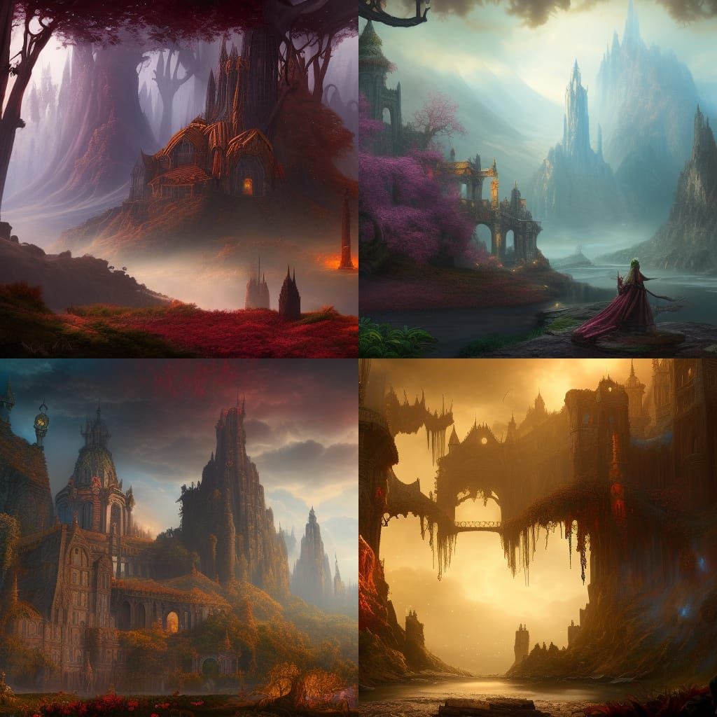 Enchanted Ancient King Ruling: Detailed Fantasy Art