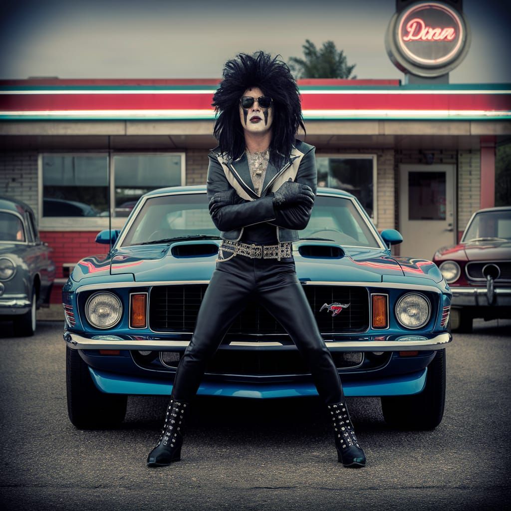 Alice Cooper and His 1971 Ford Mustang Mach 1