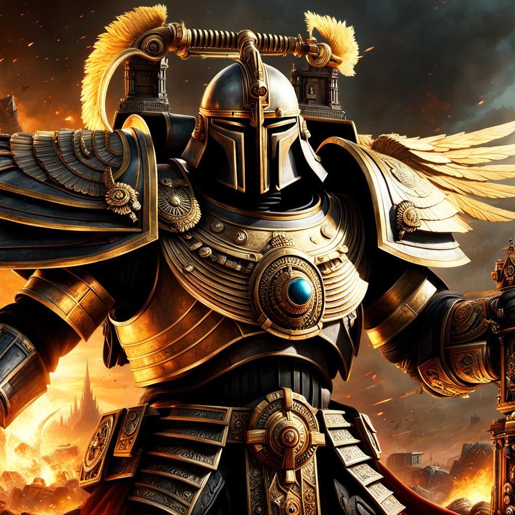 Epic Warhammer 40k Battle: Emperor vs Horus