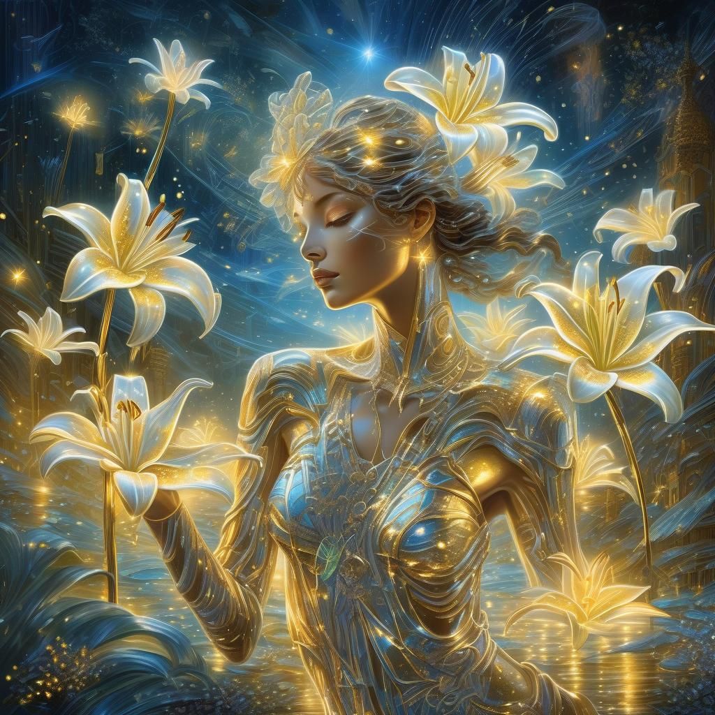 Stardust Beauty in Crystal Lily Bikini