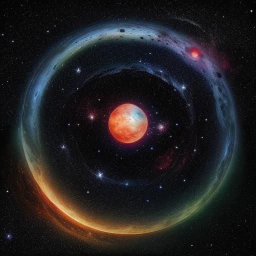 Spectacular Deep Space Scene with Nebulae and Stars