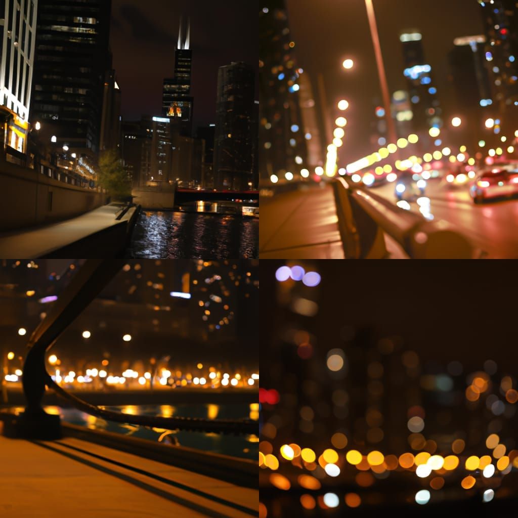 Chicago at Night: Professional Photography with Bokeh