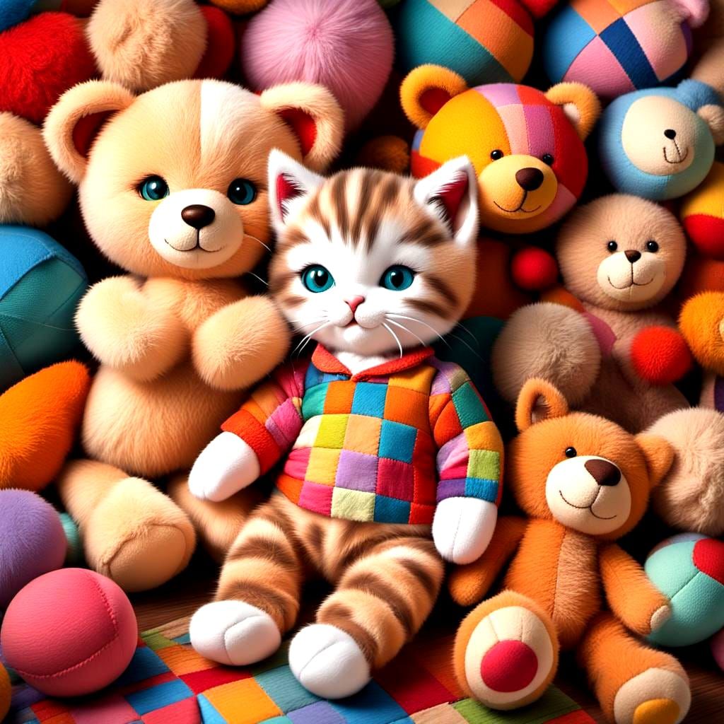 Pile of Stuffed Toys 3