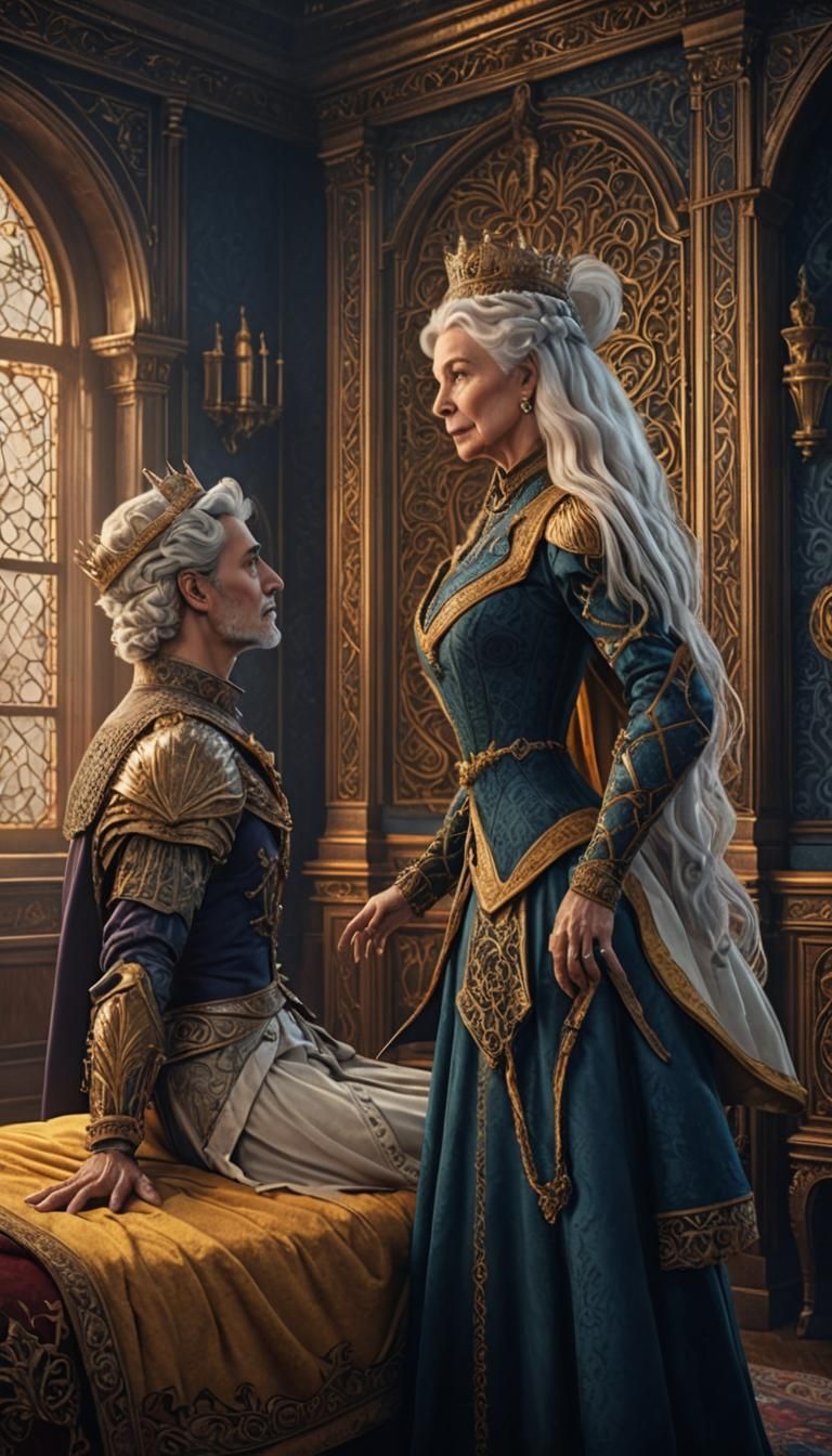 Ethereal Encounter in a Royal Slumber