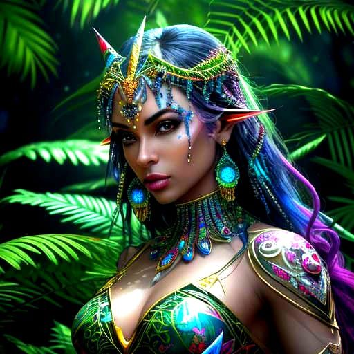 Glamorous Maximalist Rock Landscape in Photorealistic 8K CGI