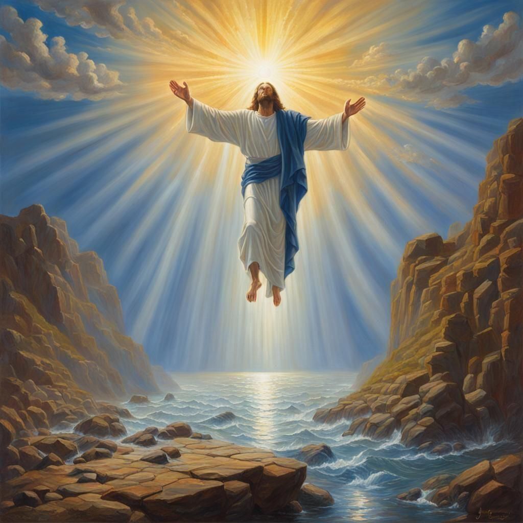 Radiant Resurrection of Jesus Christ Painting