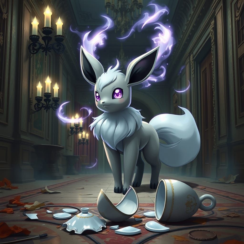 Ethereal Eevee in Forgotten Mansion