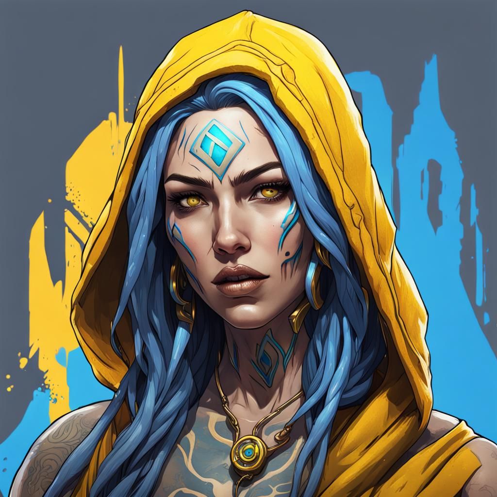 Warrior Monk Siren Maya Unleashes Power